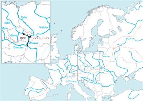Elbe River Map Europe
