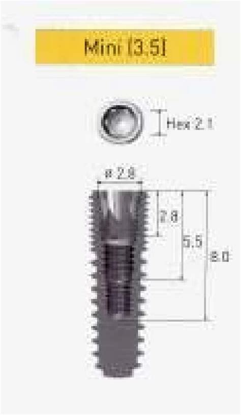 Dental Implant Osstem Implant Co Ltd Hiossen Gs Hg Iii Mini