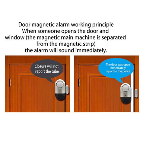 Home Safety Alarm System Standalone Magnetic Senso Grandado