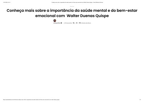 Conheça Mais Sobre A Importância Da Saúde Mental E Do Bem Estar