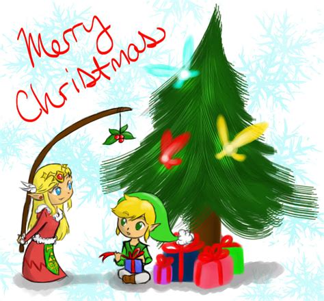 Merry Christmas Zelda By Bluegardevoir On Deviantart