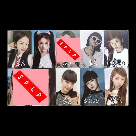 Urgent Wts Lfb Ive Le Sserafim Gidle Album Photocards Pobs Yujin