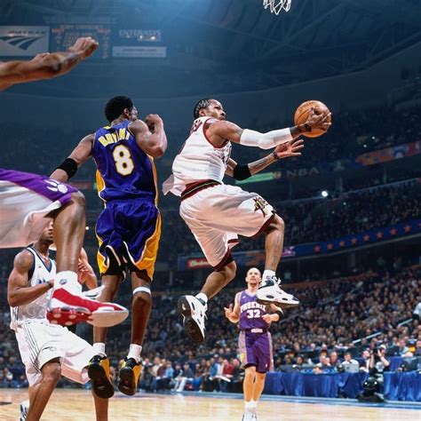 Iconic Basketball Moments 🏀 On Instagram “allen Iverson’s Reverse Layup Against Kobe Bryant