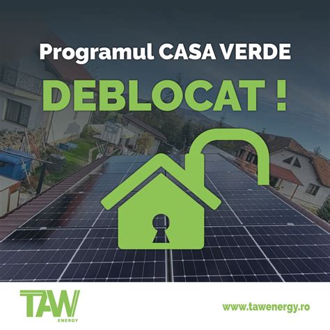 Programul Casa Verde Fotovoltaice Se Deblocheaz Anun Oficial