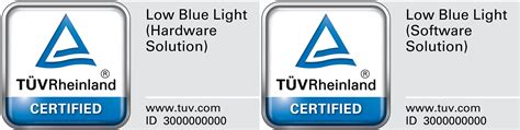 Low Blue Light Certification For Electrical Products Wo TÜv Rheinland