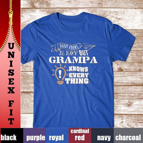 Grampa Shirt Grampa Knows Everything T Shirt Great Fathers Day T