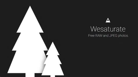 Wesaturate offers free raw files to practise your photo editing