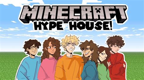 Building A Minecraft Hype House Minecraft Youtube