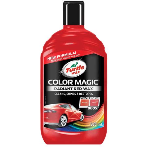 Turtle Wax Color Magic Wosk koloryzujący czerwony 500ml