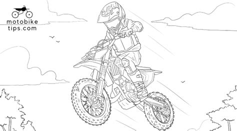 Dirt Bike Coloring Pages To Print