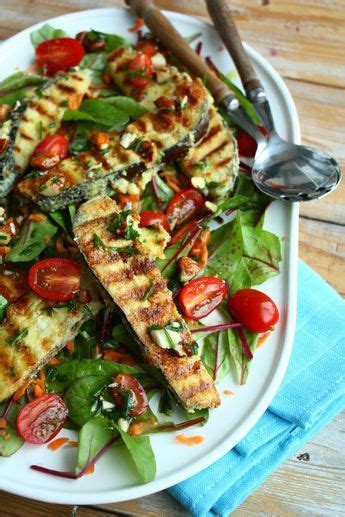 Salade Met Gebakken Aubergine Francesca Kookt Gebakken Aubergine