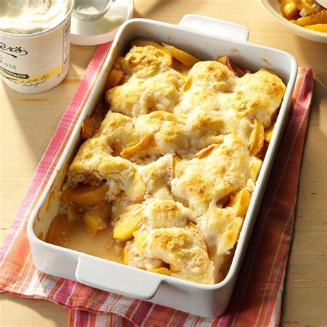 Easy Peach Cobbler Recipes Taste Of Home