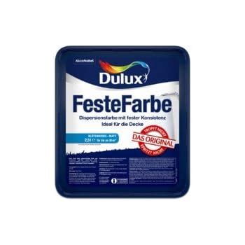 Dulux Feste Farbe Wand und Deckenfarbe Blütenweiß Seidenglänzend