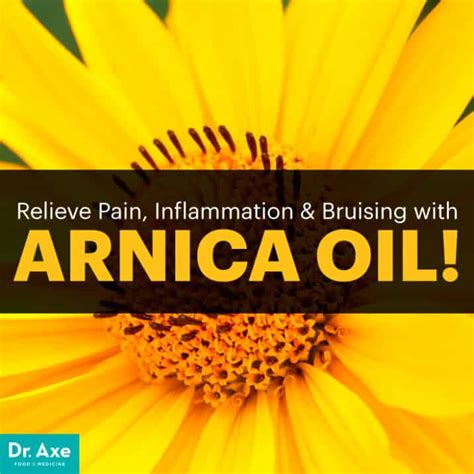 Arnica Oil's Pain-Relieving, Inflammation-Reducing Power - Dr. Axe