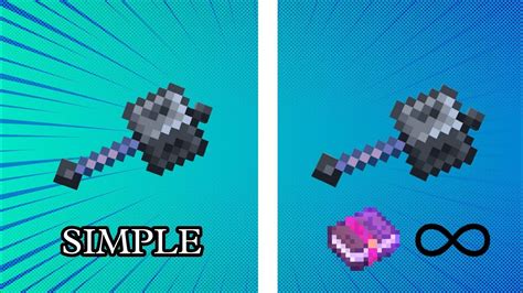 Minecraft New Weapon Mace Minecraft Update Simple Mace