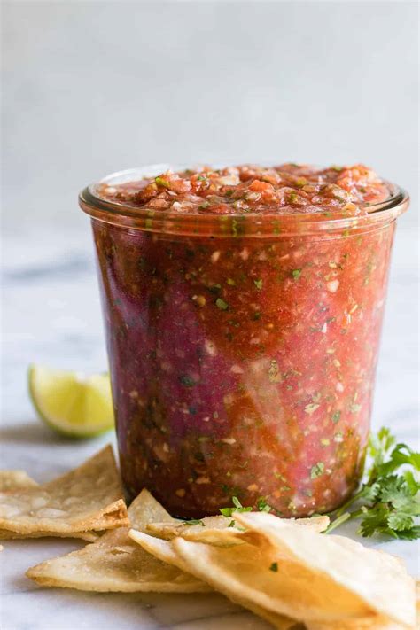 Easy Homemade Salsa Restaurant Style House Of Yumm