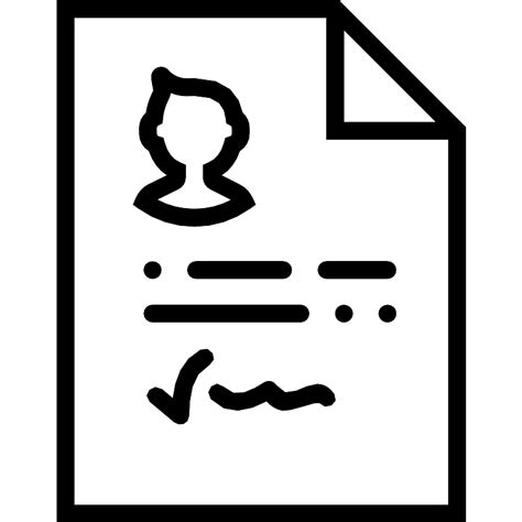 Resume Vector Svg Icon Svg Repo