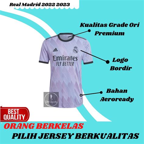 Jual Jersey Real Madrid Home Away 2021 2022 2023 Grade Ori Import Baju