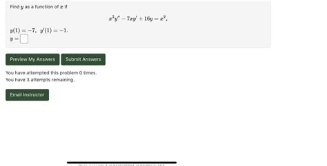 Solved Find Y ﻿as A Function Of X