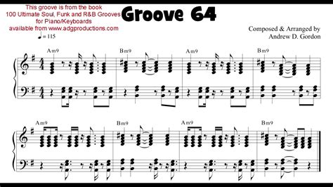 A Groove From The Book 100 Ultimate Soul Funk And Randb Grooves For Piano And Keyboards Youtube