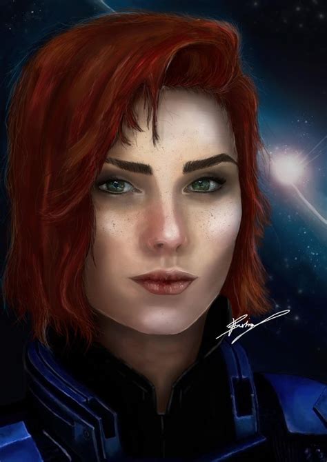 My Portrait Of Paragon Femshep Rmasseffect