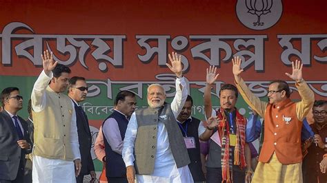 Pm Thanks Voters After Bjp Sweeps Tripura Civic Bye Elections