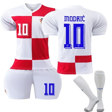 Xnb Uefa Euro 2024 Croatia Home Jersey 10 Modric Sportswear Soccer