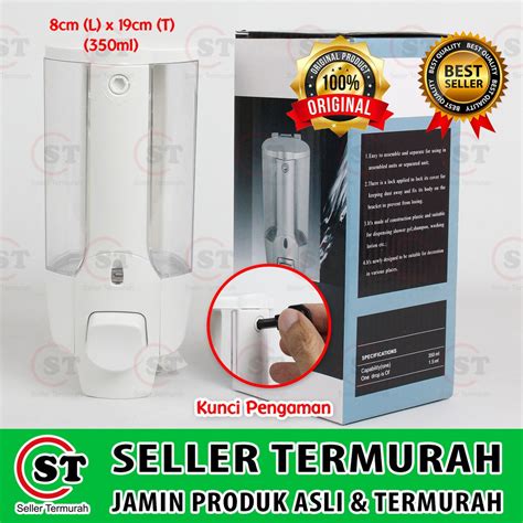 Jual Tempat Sabun Cair Ml Tabung Dengan Kunci Key Lock Shampoo