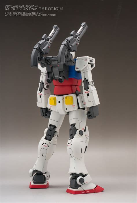 GUNDAM GUY MG 1 100 RX 78 1 Gundam The ORIGIN Customized Build