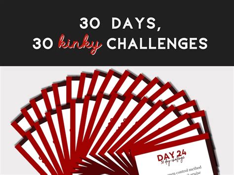 Printable Day Sex Challenge Sexy Date Night Game Couples Bucket