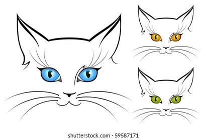 Vector Image Cat Eyes Stock Vector (Royalty Free) 59587165