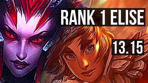 ELISE Vs TALIYAH JNG Rank 1 Elise Rank 3 5 1 2 KR Challenger