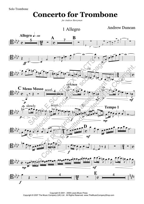 concerto  trombone  brass band   company