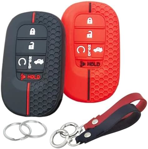 Amazon Runzuie Pcs Buttons Silicone Smart Key Fob Cover For