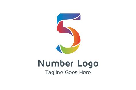 number  logo graphic  thehero creative fabrica