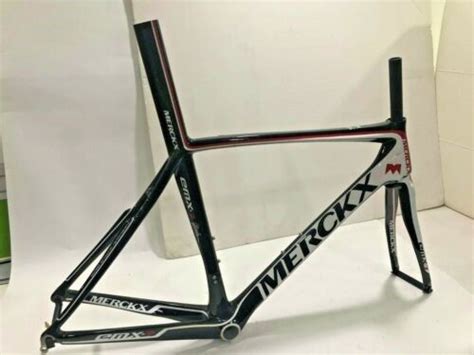 Eddy Merckx Frame Carbon Emx W Fork Intsp Intbb Black White Size