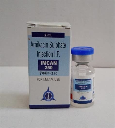 Amikacin 250mg Injection Imcan 250 Integrated Laboratories Pvt Ltd