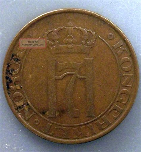 1928 Norway 5 Ore Km 368 Vf