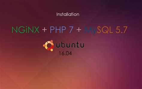 How To Install Nginx Php Mysql On Ubuntu Rameshkotkar