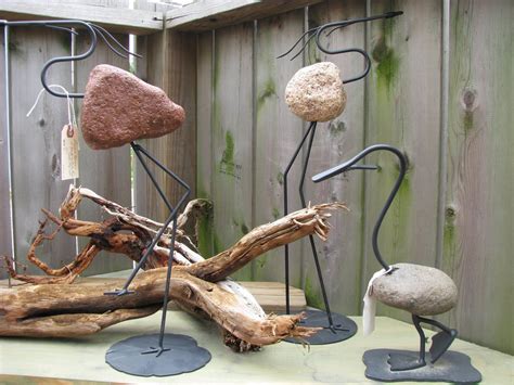 Glorie Bee Antiques May 2010 Metal Garden Art Garden Rock Art