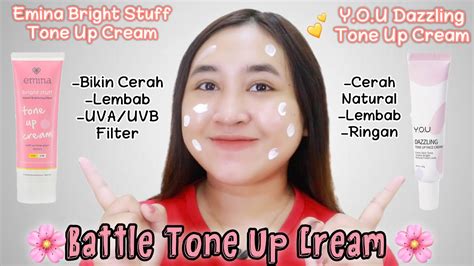 Battle Krim Pencerah Emina Bright Stuff Vs Y O U Dazzling Tone Up