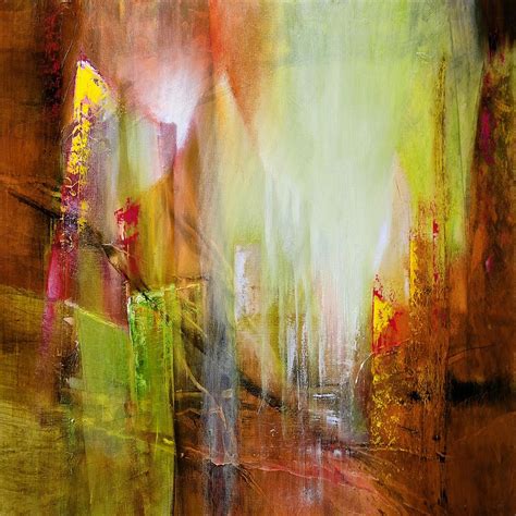 playing  colors red orange green painting  annette schmucker fine art america