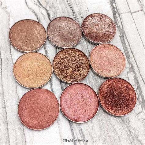 Makeup Geek Bronze Gold And Copper Eyeshadows Pictures And Swatches