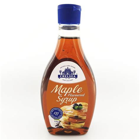 Chelsea Maple Flavoured Syrup 530g Kiwi Shop