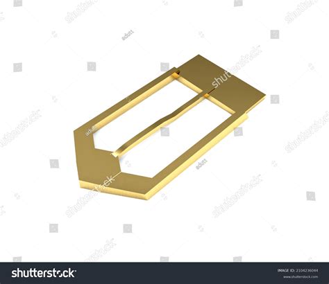 Carat Gold Belt Isolated On White Over 3 Royalty Free Licensable Stock