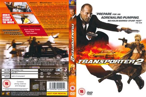 Transporter 2 2005 R2 Movie Dvd Cd Label Dvd Cover Front Cover