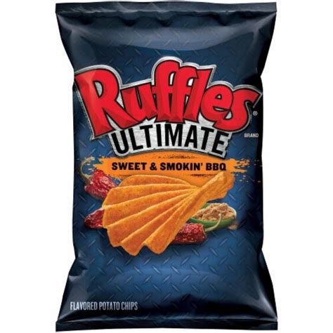 Ruffles Ultimate Sweet And Smokin Bbq Flavored Potato Chips 2 5 Oz Kroger