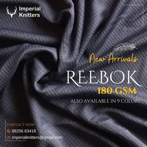 100 Polyester Reebok Knit Fabric GSM 150 200 At Rs 230 Kg In Tiruppur