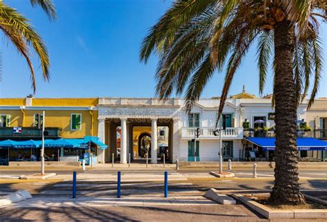 Historic City Gate At Quai Des Etats Unis Avenue Facing Prom Des