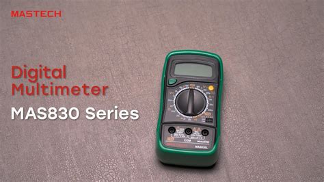 MASTECH MAS830 SERIES Digital Multimeters - YouTube